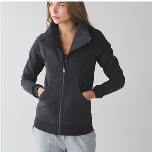 Lululemon Cozy Cuddle Up Jacket
Heathered Black / Black